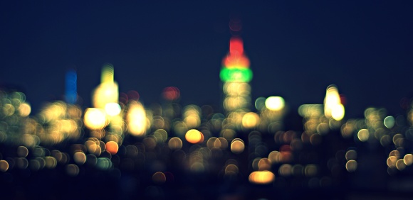 Midtown lights, new york city, 